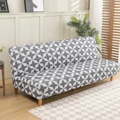 Sofaovertræk uden armlæn til sovesofa uden armlæn, 115-145 cm