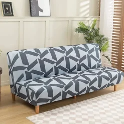 Sofaovertræk uden armlæn til foldbar sovesofa uden armlæn, 115-145cm