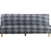 Sofaovertræk uden armlæn til sovesofa uden armlæn, 190-210 cm