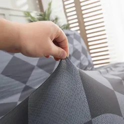 Sofaovertræk uden armlæn til sovesofa uden armlæn, 190-210 cm