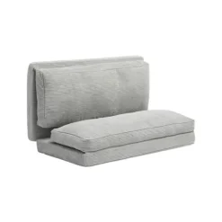 Sofa-seng Folds 3 i 1 - DUOKU - Vaskbar Betræk - Konvertibel Memory Skum Høj Densitet