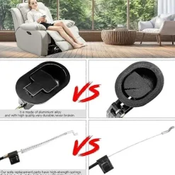 Soffakabel i aluminiumlegering 96 cm Håndtag Lænestol Udskiftning Universal Lænestol Reservedele Nem Installation Til Sofa Lænestol Relaxstol - B—max | Fyndiq