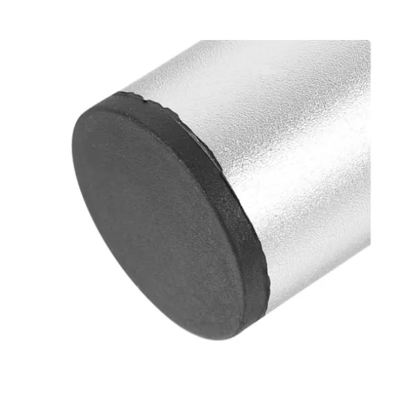 (Sort) 4 Matte møbelben, 100mm aluminium, TV-skabsben
