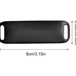 Sort Magnetisk Skabslås 8 x 2,5 cm Skuffelukker Egnet til Skab Køkken Stue