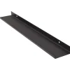 Sort Væghylde - Flydende Væghylde 70 cm - Metalhylde kompatibel med Rammer, Foto, Køkken, Soveværelse, Badeværelse, Kontor
