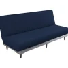 Sovesofa Betræk, 3-personers Sofa Betræk Sofa Beskytter Uden Armlæn (Navy Blå)[x22450]