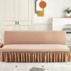 Sovesofabetræk uden armlæn Stretch sovesofabetræk rosa