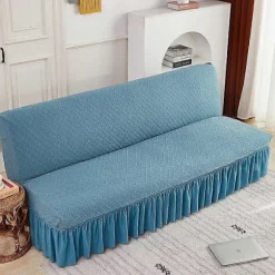 Sovesofabetræk uden armlæn Stretch sofabetræk rosa