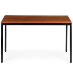 Spisebord eller skrivebord, 120x60 cm, MDF og metalramme