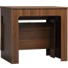 Spisebord Klapbord Udtrækbart Køkkenbord Spisestuebord Til Stue Spisestue Moderne Design Brun 180 X 85 X 75Cm