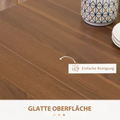 Spisebord Klapbord Udtrækbart Køkkenbord Spisestuebord Til Stue Spisestue Moderne Design Brun 180 X 85 X 75Cm