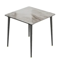 Spisebord, Moderne Minimalistisk Design, Holdbare Materialer, Glans Grå