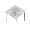 Spisebord, Moderne Minimalistisk Design, Holdbare Materialer, Hvid og smaragd