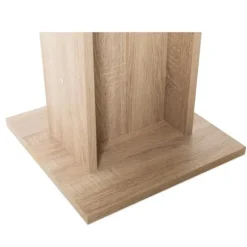 Spisebord til 2 til 4 personer - Firkantet - Klassisk - Eg indretning - GUSTAVE - L 80 x B 80 cm Brun