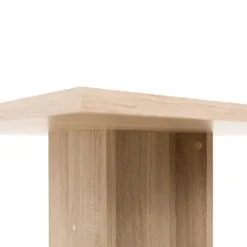 Spisebord til 2 til 4 personer - Firkantet - Klassisk - Eg indretning - GUSTAVE - L 80 x B 80 cm Brun