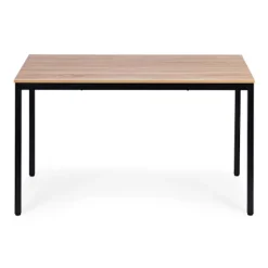 Spisebord/skrivebord til 4-5 personer, 120x60 cm MDF, metalramme