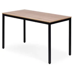Spisebord/skrivebord til 4-5 personer, 120x60 cm MDF, metalramme