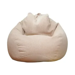 Splinterny Ekstra stor sækkestole Sofa Sofa Cover Indendørs Lazy Lounger Til Voksne Børn Hotsale! 90 * 110cm Khaki