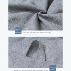 Splinterny Ekstra stor sækkestole Sofa Sofa Cover Indendørs Lazy Lounger Til Voksne Børn Hotsale! 90 * 110cm Khaki