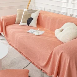 4-Sæson Anti-Slip Sofa Håndklæde, Anti-Kattekløe Klud Sofa Betræk Teddy Fløjl, Vandafvisende Multifunktionel, 180*300cm 180*300cm