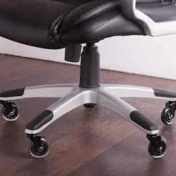 Sæt med 5 Kontorstolshjul, Hårdgulvs Hjul, Rollerblade Stil Gummiudskiftningshjul, Nemt Glide Kontorstolshjul, Til De Fleste Drejelige