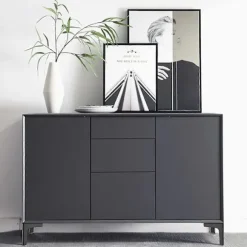 Sæt med 4 møbelben, belastning op til 800 kg, 10 cm moderne metal trekantformet bordben, hårnåls møbelben til skab, sofa, med 16 skruer og 4
