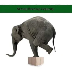 Sæt med 4 Møbelhævere, Træ Møbelhævere, Sengehævere, Bordhævere, Møbelben Løftefødder til Seng Bord (Størrelse: 5x5x5cm)_tfrf
