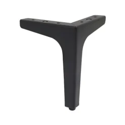 Sæt med 4 metal sofa ben, moderne stil møbel ben (sort)