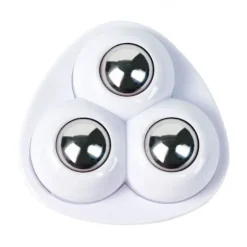 Sæt med 20 mini kuglemøbelhjul 360° drejelige hjul 3-stålkugle design