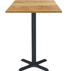 Ståbord 60 x 60 cm - Dina model slovensk eg brun