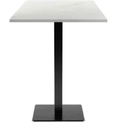 Ståbord 60 x 60 cm - Milan paros marmor model Vit