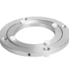 Stille pladespiller Forbedret lydløs aluminiumslegering roterende hardware Drejeskive stabil og skridsikker til spisebord (5 tommer)