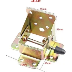 Stk. Foldebordsben, Folde Støtteramme, Selvlåsende Hængsler, Arbejdsbord Foldehængsel Hardware, Foldeben, Foldeforlængerlås