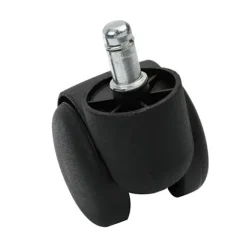 Stolehjul drejehjul møbelhjul 5-pak 50 mm / 2 tommer Black Black