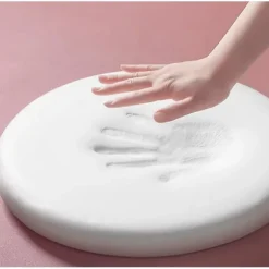 Stolehynde, rund memory foam sædehynde ryglænshynde til stol db lysegrå M light grey M