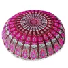 Store Mandala Gulvpuder Runde Bohemian Meditationspudebetræk osmannisk puf