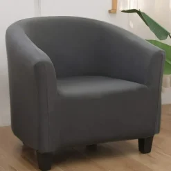 Stretch Konvertibel Lænestol Betræk, Nem at Installere og Vaske, Stolebetræk med Armlæn Chesterfield Lænestol Betræk til Counter Bar Stue M