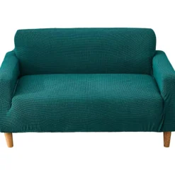 Stretch Sofa Overtræk Sofa Betræk, Universal Sofa Betræk til Armlæn Sofa (Sort, 1 Person)