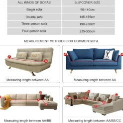 Stræk Sofa Betræk Universal Sofa Beskytter Sofa Betræk med