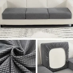 Strækbar Sofahynde Betræk Møbelbeskytter Slipcover Sofasæde Betræk Sofabetræk Støvtæt Møbelbeskytter (Farve: 1, Størrelse: S (50-65cm))