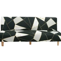 Strækbar sofaovertræk, elastisk sofaovertræk uden armlæn, universal sofaovertræk, sofabeskytter (190-210cm)