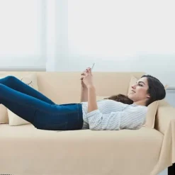 Strækbar Sofaovertræk Sofa Håndklæde Dekoration Universal Fire Sæsoner Vævet Sofa Håndklæde Sofa Beskytter til Kæledyr Børn 180 130cm-Beige