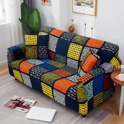 Strækbare sofaovertræk trykte sofaovertræk lænestoleovertræk til