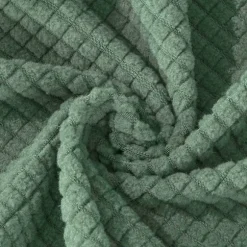 Strækbart stolebetræk til kontorstol, drejestol, sædebetræk (grøn 38-48cm × 38-48cm)