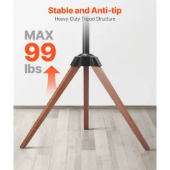 Støtte-tv-tripod - DUOKU - FT03 - Kompatibel 40-65 tommer - Kapacitet 45 kg - Massivt træ