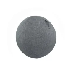 Støvtæt Anti-skrid Træningsbold Cover Bomuld Hør Praktisk Fin Strikket Yoga Bold Cover Til Hjemmet Mørkeblå Dark Blue