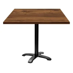 Tabel 90 x 90 cm - model Bazila egetræ hunton brun