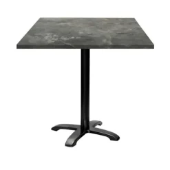Tabel 70 x 70 cm - model Bazila metallisk sten Grå