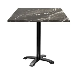 Tabel 70 x 70 cm - model Bazila marmor royal Svart