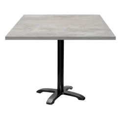 Tabel 90 x 90 cm - model Bazila naturlig beton Grå